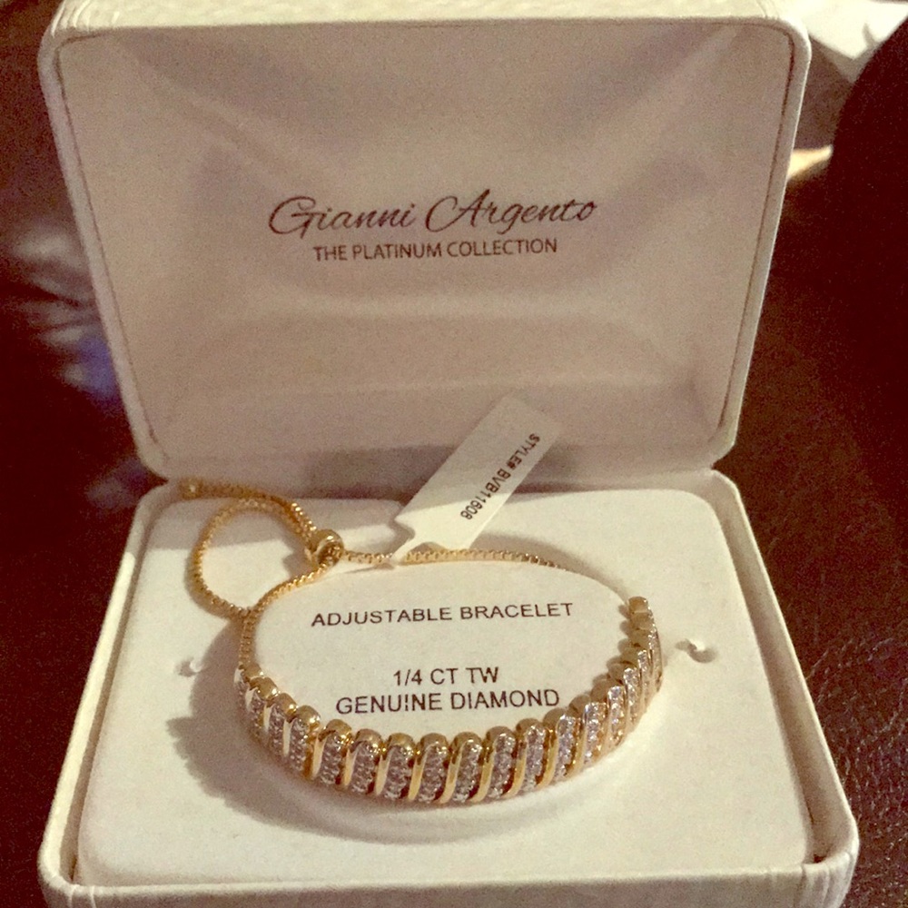 Gianni Argento platinum collection bracelet